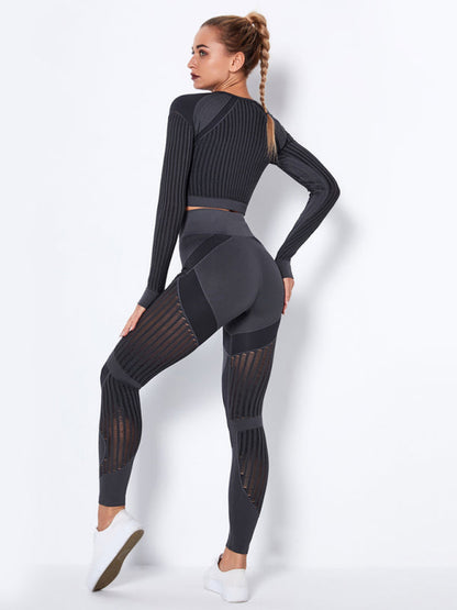 Power Flow Seamless Set — Long Sleeve + Legging