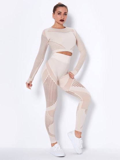 Power Flow Seamless Set — Long Sleeve + Legging