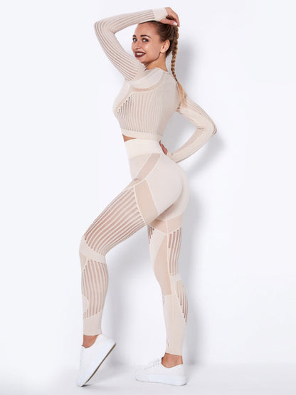Power Flow Seamless Set — Long Sleeve + Legging