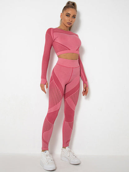 Power Flow Seamless Set — Long Sleeve + Legging