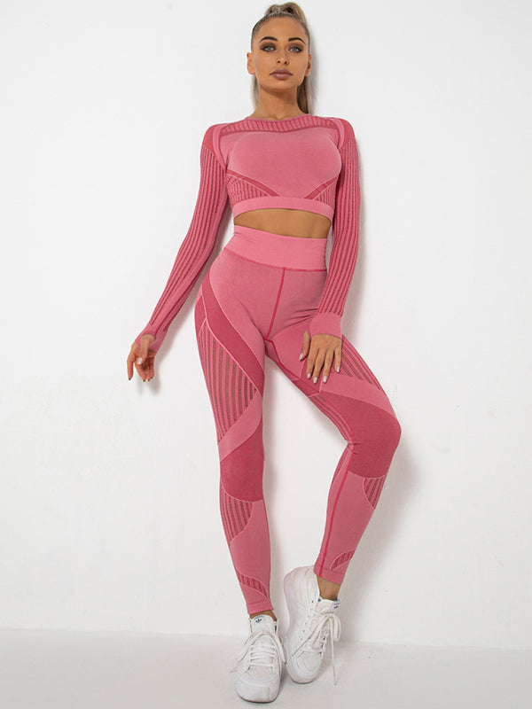 Power Flow Seamless Set — Long Sleeve + Legging