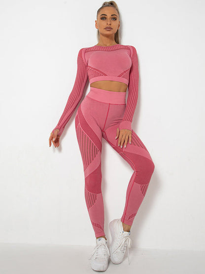Power Flow Seamless Set — Long Sleeve + Legging