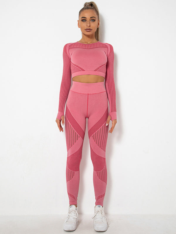 Power Flow Seamless Set — Long Sleeve + Legging