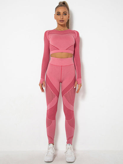 Power Flow Seamless Set — Long Sleeve + Legging