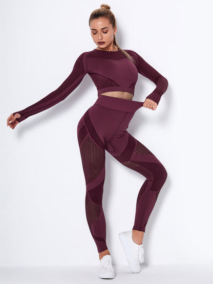 Power Flow Seamless Set — Long Sleeve + Legging