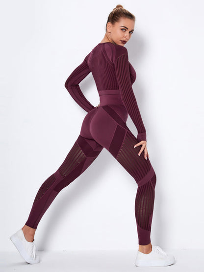 Power Flow Seamless Set — Long Sleeve + Legging