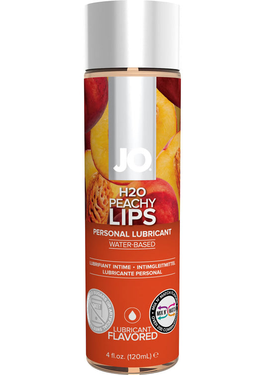 JO H2o Water Based Flavored Lubricant Peachy Lips