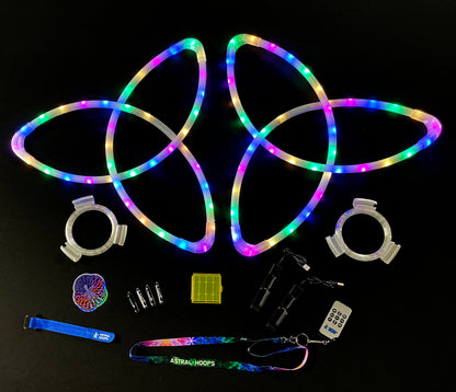 Starlight Spin™ LED Triquetras – Pair