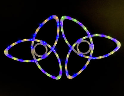 Starlight Spin™ LED Triquetras – Pair