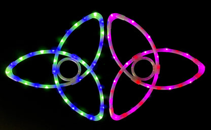Starlight Spin™ LED Triquetras – Pair