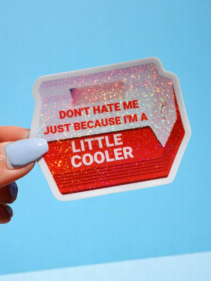 Little Cooler Sticker — Retro Shade Energy