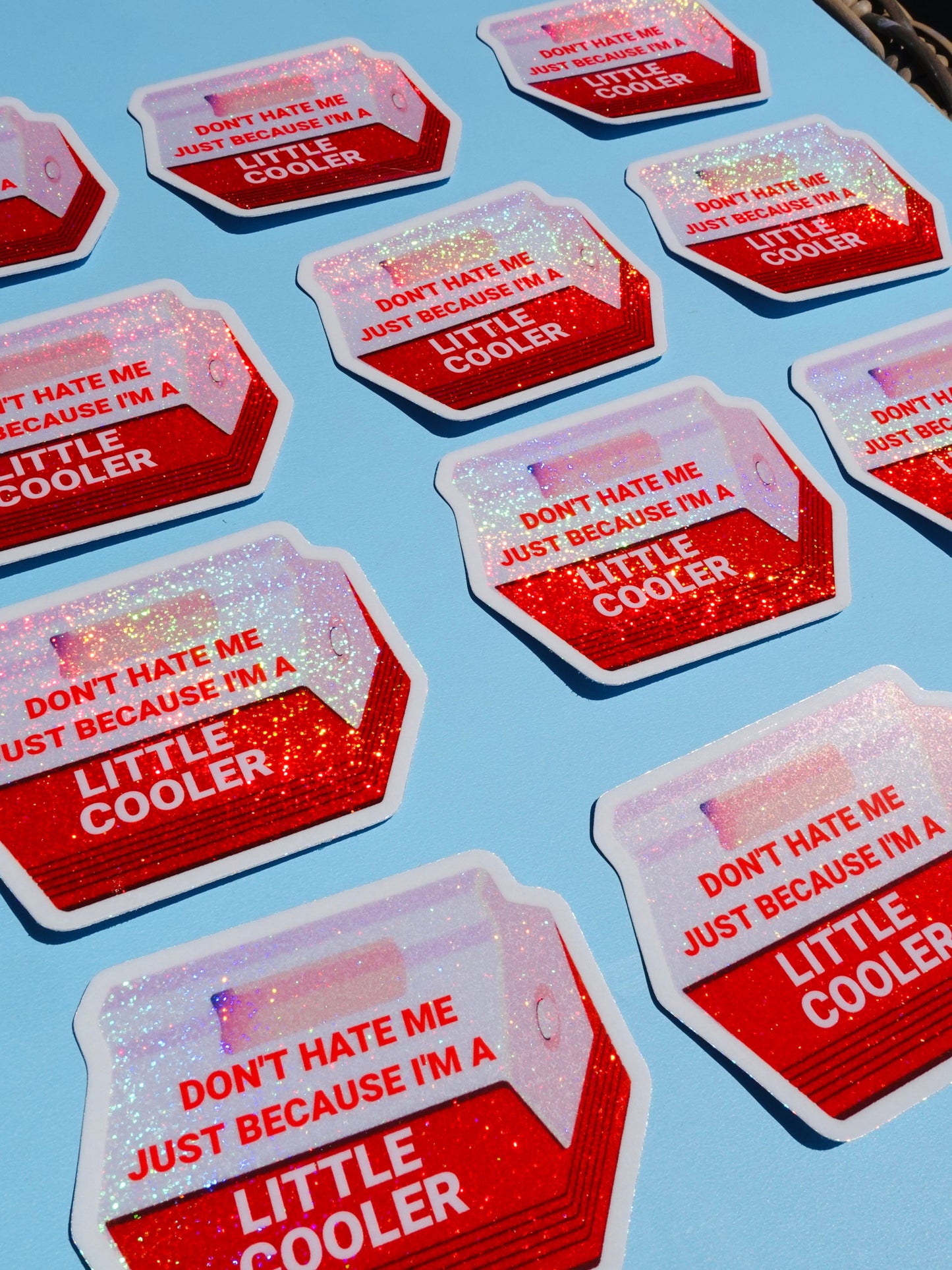 Little Cooler Sticker — Retro Shade Energy