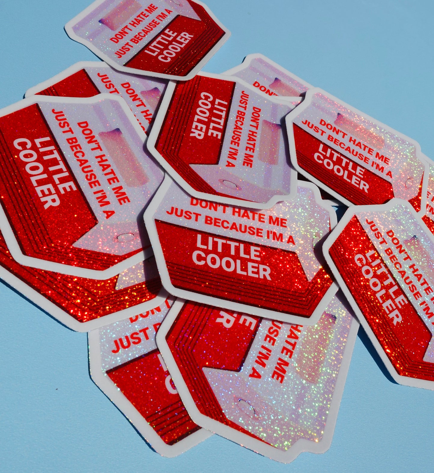 Little Cooler Sticker — Retro Shade Energy