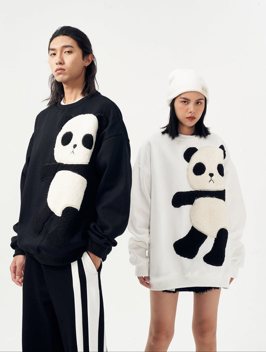 Furry Panda Crewneck