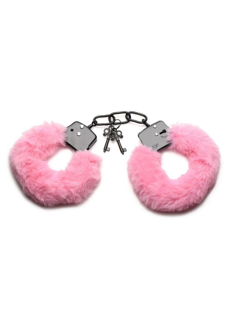 Master Series Cuffed In Fur Furry Handcuffs