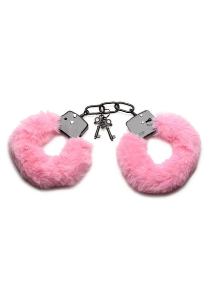 Master Series Cuffed In Fur Furry Handcuffs