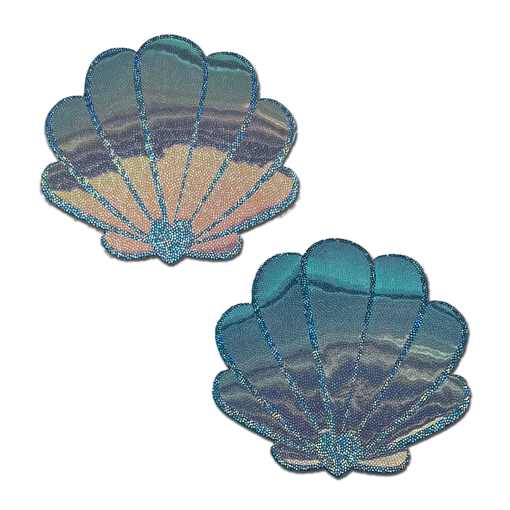 Mermaid Shell Pasties — Opalescent Seafoam | Pastease