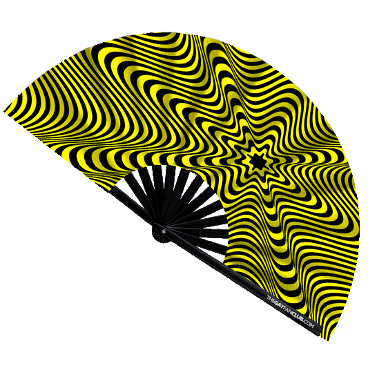 Neon Warning – UV Festival Fan