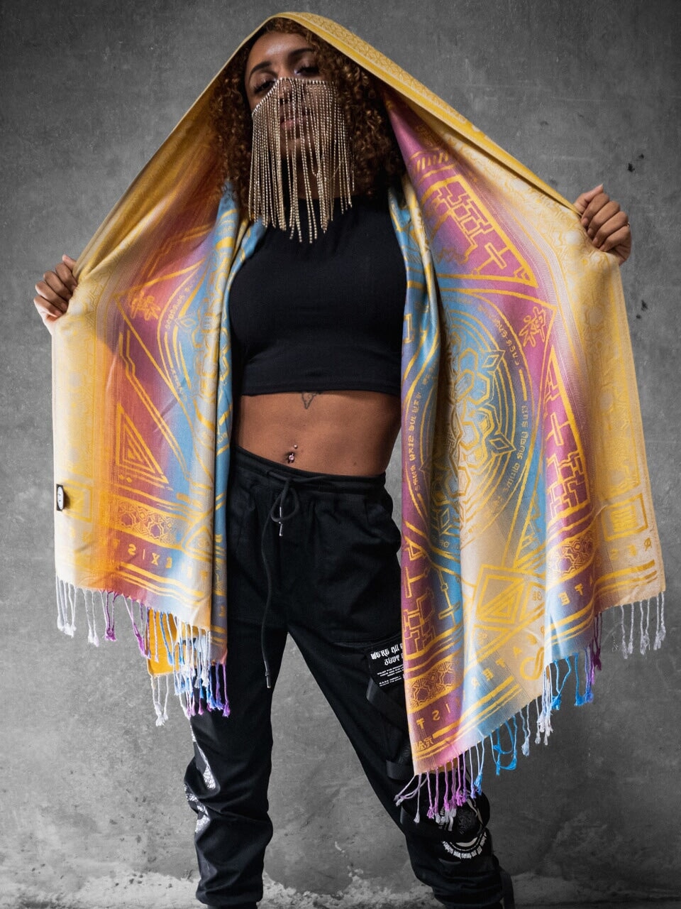 Yellow Amethyst Dharma Shawl | Rage Nation