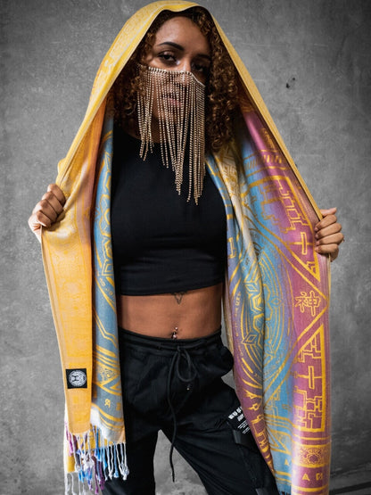 Yellow Amethyst Dharma Shawl | Rage Nation