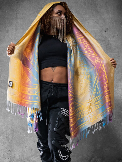 Yellow Amethyst Dharma Shawl | Rage Nation