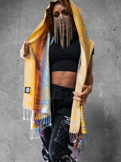 Yellow Amethyst Dharma Shawl | Rage Nation