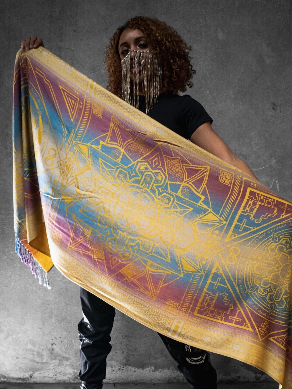Yellow Amethyst Dharma Shawl | Rage Nation