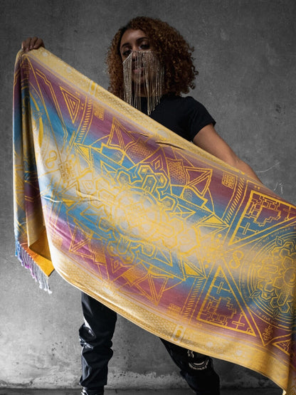 Yellow Amethyst Dharma Shawl | Rage Nation