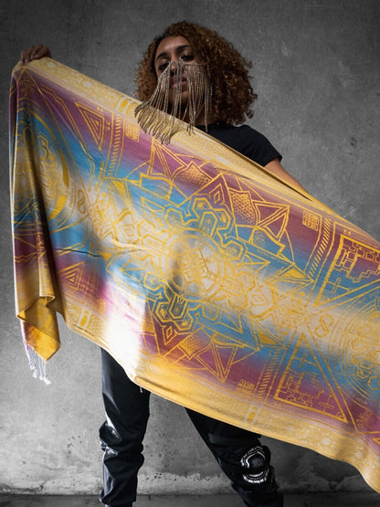 Yellow Amethyst Dharma Shawl | Rage Nation
