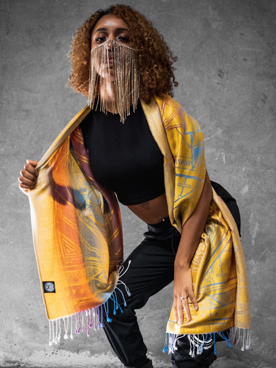 Yellow Amethyst Dharma Shawl | Rage Nation
