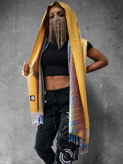 Yellow Amethyst Dharma Shawl | Rage Nation
