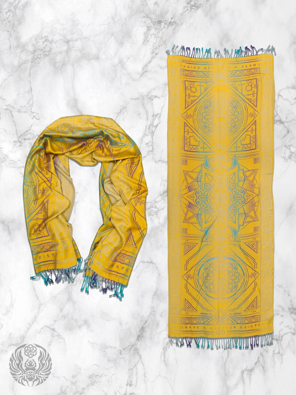 Yellow Amethyst Dharma Shawl | Rage Nation
